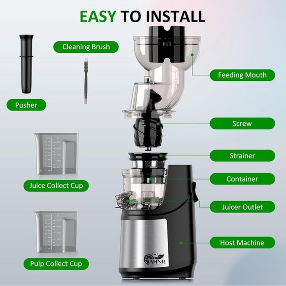 Cold Press Juicer Machine 300W - Picture 9 of 9